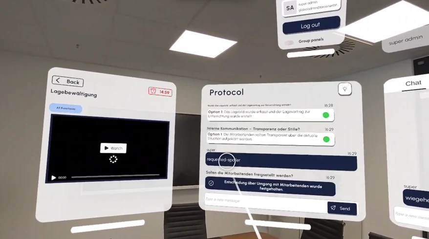 Protokoll und Auswertung einer BCM360-Übung